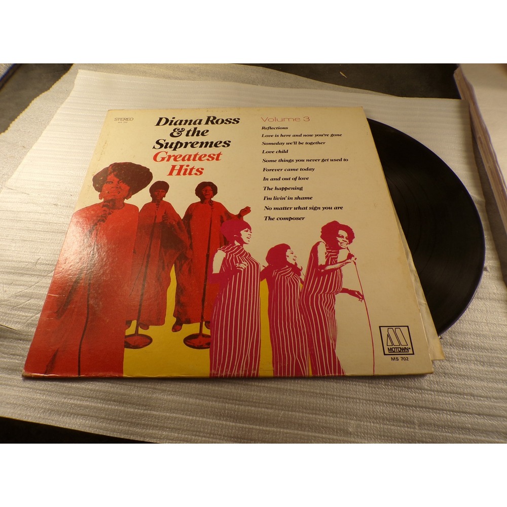Diana Ross & The Supremes Greatest Hits Volume 3 Vinyl LP Motown MS  1969 Stereo